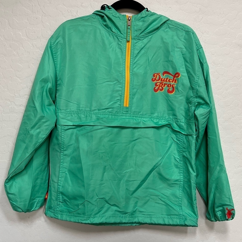 Dutch Bros Packable Windbreaker Jacket size small